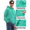 imageMAGCOMSEN Mens Active Hoodies Fleece Lined Sweatshirts Casual Athletic Workout Pullover With Kangaroo PocketMint Green