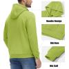 imageMAGCOMSEN Mens Active Hoodies Fleece Lined Sweatshirts Casual Athletic Workout Pullover With Kangaroo PocketOlive Green