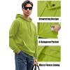 imageMAGCOMSEN Mens Active Hoodies Fleece Lined Sweatshirts Casual Athletic Workout Pullover With Kangaroo PocketOlive Green
