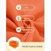 imageMAGCOMSEN Mens Active Hoodies Fleece Lined Sweatshirts Casual Athletic Workout Pullover With Kangaroo PocketOrange