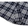imageMAGCOMSEN Mens Flannel Shirts Cotton Long Sleeve Plaid Shirt Casual Fashion Button Up Shirts Jackets with 2 PocketsNavy