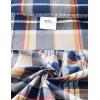imageMAGCOMSEN Mens Flannel Shirts Cotton Long Sleeve Plaid Shirt Casual Fashion Button Up Shirts Jackets with 2 PocketsYellow