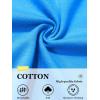 imageMAGCOMSEN Mens Tank Top Cotton Sleeveless Muscle Cut Off T Shirts Gym Workout Tank Tops Summer Beach TanksAzure Blue