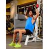 imageMAGCOMSEN Mens Tank Top Cotton Sleeveless Muscle Cut Off T Shirts Gym Workout Tank Tops Summer Beach TanksAzure Blue