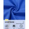 imageMAGCOMSEN Mens Tank Top Cotton Sleeveless Muscle Cut Off T Shirts Gym Workout Tank Tops Summer Beach TanksBright Blue