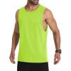 imageMAGCOMSEN Mens Tank Top Cotton Sleeveless Muscle Cut Off T Shirts Gym Workout Tank Tops Summer Beach TanksFl Green