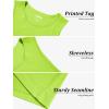imageMAGCOMSEN Mens Tank Top Cotton Sleeveless Muscle Cut Off T Shirts Gym Workout Tank Tops Summer Beach TanksFl Green