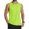 imageMAGCOMSEN Mens Tank Top Cotton Sleeveless Muscle Cut Off T Shirts Gym Workout Tank Tops Summer Beach TanksFl Green