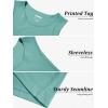 imageMAGCOMSEN Mens Tank Top Cotton Sleeveless Muscle Cut Off T Shirts Gym Workout Tank Tops Summer Beach TanksGrey Green