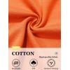 imageMAGCOMSEN Mens Tank Top Cotton Sleeveless Muscle Cut Off T Shirts Gym Workout Tank Tops Summer Beach TanksOrange