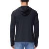imageMAGCOMSEN Mens UPF 50 Hoodie Lightweight Long Sleeve Sun Protection Shirts Rash Guard Athletic Fishing Running Swim ShirtBlack