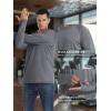 imageMAGCOMSEN Mens UPF 50 Hoodie Lightweight Long Sleeve Sun Protection Shirts Rash Guard Athletic Fishing Running Swim ShirtDark Grey