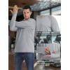 imageMAGCOMSEN Mens UPF 50 Hoodie Lightweight Long Sleeve Sun Protection Shirts Rash Guard Athletic Fishing Running Swim ShirtLight Grey