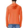 imageMAGCOMSEN Mens UPF 50 Hoodie Lightweight Long Sleeve Sun Protection Shirts Rash Guard Athletic Fishing Running Swim ShirtOrange