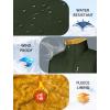 imageMAGCOMSEN Mens Winter Vests Outerwear Fleece Lined Puffer Vest Warm Casual Quilted Vest Bubble Sherpa Vest JacketGreen