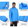 imageMAGCOMSEN Mens Puffer Jacket Lightweight Warm Winter Coats Water Repellent Windproof Insulated JacketBlue