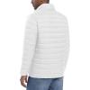 imageMAGCOMSEN Mens Puffer Jacket Lightweight Warm Winter Coats Water Repellent Windproof Insulated JacketWhite