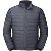 imageMAGCOMSEN Mens Puffer Jacket Lightweight Warm Winter Coats Water Repellent Windproof Insulated JacketDark Grey