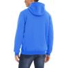 imageMAGCOMSEN Mens Heavy Hoodie Sherpa Fleece Lined Pullover Thick Winter Hooded SweatshirtAzure