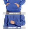 imageMAGCOMSEN Mens Heavy Hoodie Sherpa Fleece Lined Pullover Thick Winter Hooded SweatshirtGrey Blue