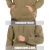imageMAGCOMSEN Mens Heavy Hoodie Sherpa Fleece Lined Pullover Thick Winter Hooded SweatshirtKhaki