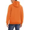 imageMAGCOMSEN Mens Heavy Hoodie Sherpa Fleece Lined Pullover Thick Winter Hooded SweatshirtOrange