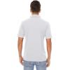 imageMAGCOMSEN Mens Polo Shirts 3 Buttons Casual Work T Shirts Quick Dry Short Sleeve Golf Shirt Pique Jersey Outdoor PerformanceWhite