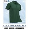 imageMAGCOMSEN Mens Polo Shirts Short Sleeve Cotton Pique Golf Shirt Casual Collared Shirt Lightweight Work Shirts with 3 ButtonsDark Green