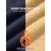 imageMAGCOMSEN Mens Winter Jacket Lined Sherpa Jacket Warm Trucker Coat Multi PocketNavy