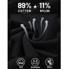 imageMAGCOMSEN Mens Quarter Zip Pullover Sweaters Casual Knit Polo Sweaters Fall Winter SweatshirtsBlack