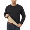 imageMAGCOMSEN Mens Sherpa Lined Sweatshirts Fleece Pullover Basic Tops Warm Crewneck Winter SweatshirtBlack