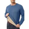 imageMAGCOMSEN Mens Sherpa Lined Sweatshirts Fleece Pullover Basic Tops Warm Crewneck Winter SweatshirtBlue Grey