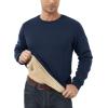 imageMAGCOMSEN Mens Sherpa Lined Sweatshirts Fleece Pullover Basic Tops Warm Crewneck Winter SweatshirtNavy