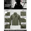 imageMAGCOMSEN Mens Tactical Jacket Water Resistant 6 Pockets Softshell Fleece Lining Hiking Winter Jacket Windbreaker OutwearArmy Green