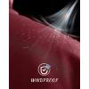 imageMAGCOMSEN Mens Tactical Jacket Water Resistant 6 Pockets Softshell Fleece Lining Hiking Winter Jacket Windbreaker OutwearWine Red