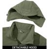 imageMAGCOMSEN Mens Tactical Jacket Winter Snow Ski Jacket Water Resistant Softshell Fleece Lined Winter Coats MultiPocketsArmy Green