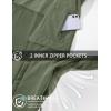 imageMAGCOMSEN Mens Tactical Jacket Winter Snow Ski Jacket Water Resistant Softshell Fleece Lined Winter Coats MultiPocketsArmy Green