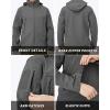 imageMAGCOMSEN Mens Tactical Jacket Winter Snow Ski Jacket Water Resistant Softshell Fleece Lined Winter Coats MultiPocketsGrey