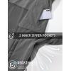imageMAGCOMSEN Mens Tactical Jacket Winter Snow Ski Jacket Water Resistant Softshell Fleece Lined Winter Coats MultiPocketsGrey