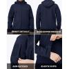 imageMAGCOMSEN Mens Tactical Jacket Winter Snow Ski Jacket Water Resistant Softshell Fleece Lined Winter Coats MultiPocketsNavy