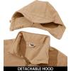 imageMAGCOMSEN Mens Tactical Jacket Winter Snow Ski Jacket Water Resistant Softshell Fleece Lined Winter Coats MultiPocketsSand