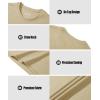 imageMAGCOMSEN Mens Tank Top Cotton Muscle Workout Gym Shirts Moisture Wicking Lightweight Summer Casual Sleeveless ShirtsKhaki