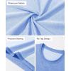 imageMAGCOMSEN Mens Tank Top Cotton Muscle Workout Gym Shirts Moisture Wicking Lightweight Summer Casual Sleeveless ShirtsLight Grey Blue