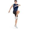 imageMAGCOMSEN Mens Tank Top Cotton Muscle Workout Gym Shirts Moisture Wicking Lightweight Summer Casual Sleeveless ShirtsNavy Blue