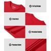 imageMAGCOMSEN Mens Tank Top Cotton Muscle Workout Gym Shirts Moisture Wicking Lightweight Summer Casual Sleeveless ShirtsTomato Red