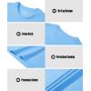 imageMAGCOMSEN Mens Tank Top Cotton Muscle Workout Gym Shirts Moisture Wicking Lightweight Summer Casual Sleeveless ShirtsWaterfall Blue