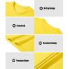imageMAGCOMSEN Mens Tank Top Cotton Muscle Workout Gym Shirts Moisture Wicking Lightweight Summer Casual Sleeveless ShirtsYellow