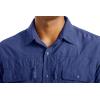 imageMAGCOMSEN Mens UPF 50 Sun Protection Shirts Button Down Long Sleeve Shirt for Hiking Fishing SafariRoyal Blue