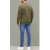 imageMAGCOMSEN Mens Crewneck Sweatshirt Long Sleeve Casual Warm Fleece PulloverArmy Green