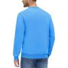 imageMAGCOMSEN Mens Crewneck Sweatshirt Long Sleeve Casual Warm Fleece PulloverAzure